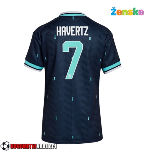 Ženske Nogometnih dresov Nemčija Kai Havertz #7 Gostujoči SP 2026 Kratki rokavi Ženske Nogometnih dresov Nemčija Kai Havertz #7 Gostujoči SP 2026 Kratki rokavi